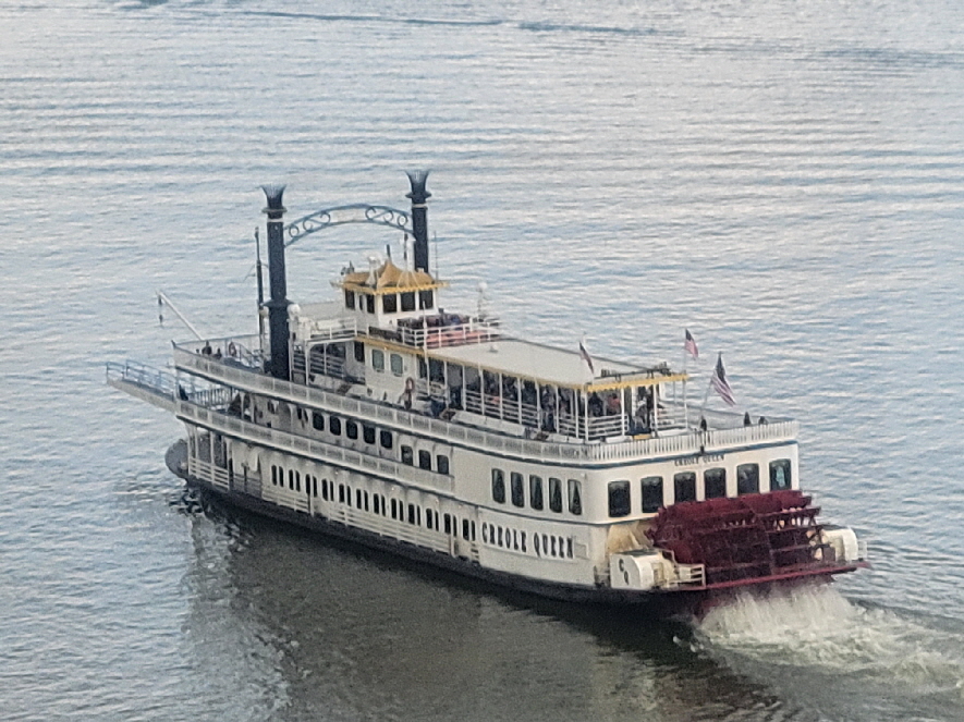 A symbol of New Orleans, a river boat