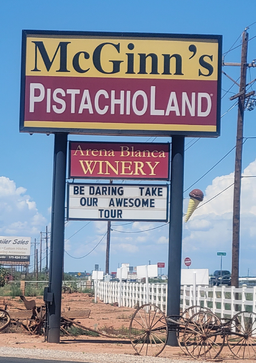 another quick stop; saw billboards for this everywhere we drove in New Mexico