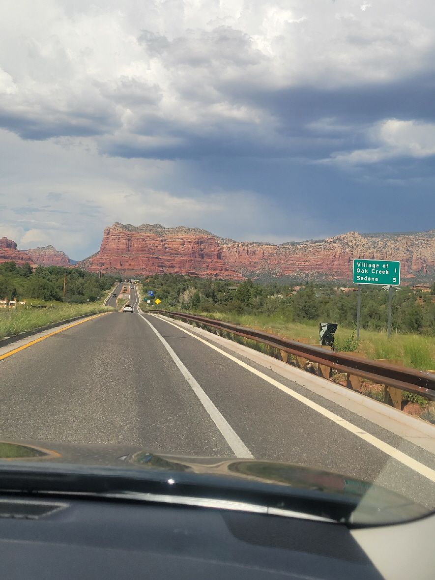 on the way to Sedona Arizona
