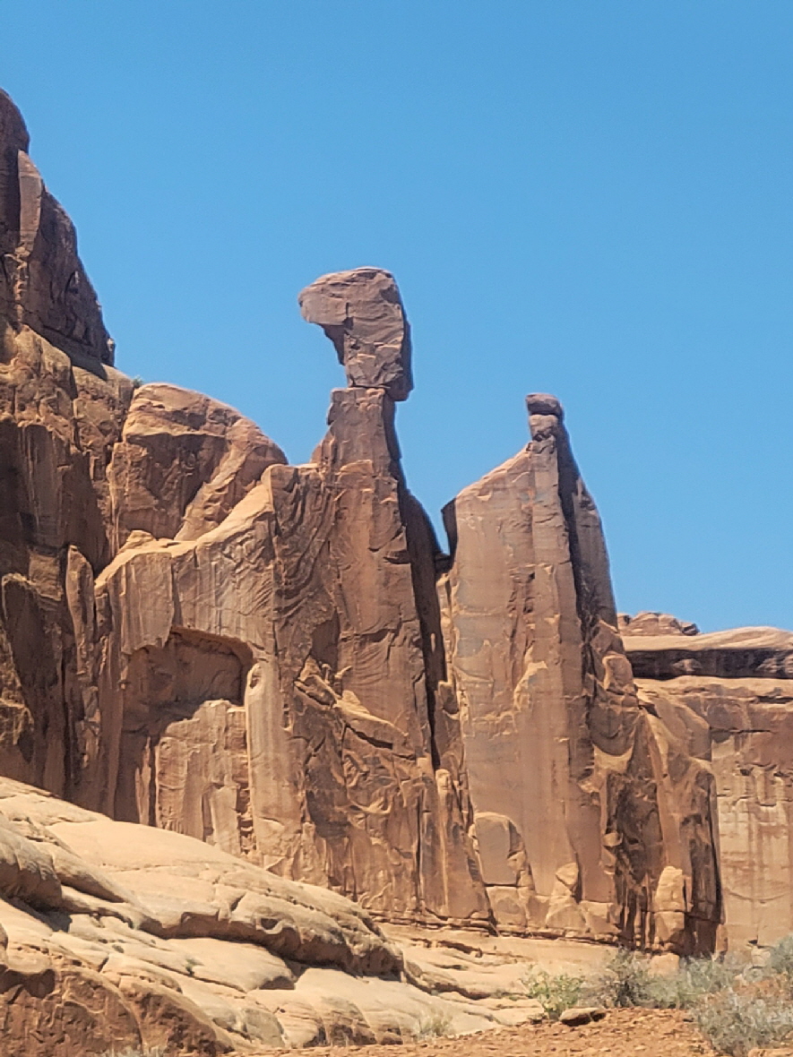 leaving Arches