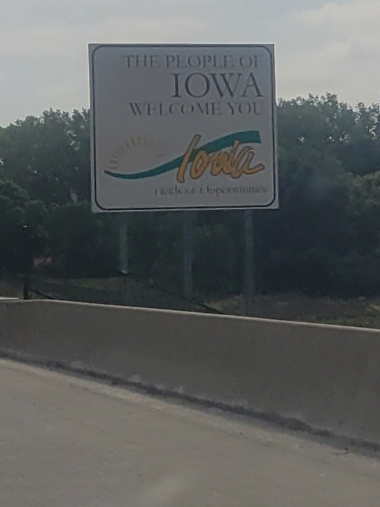 Iowa, but some states are missing.